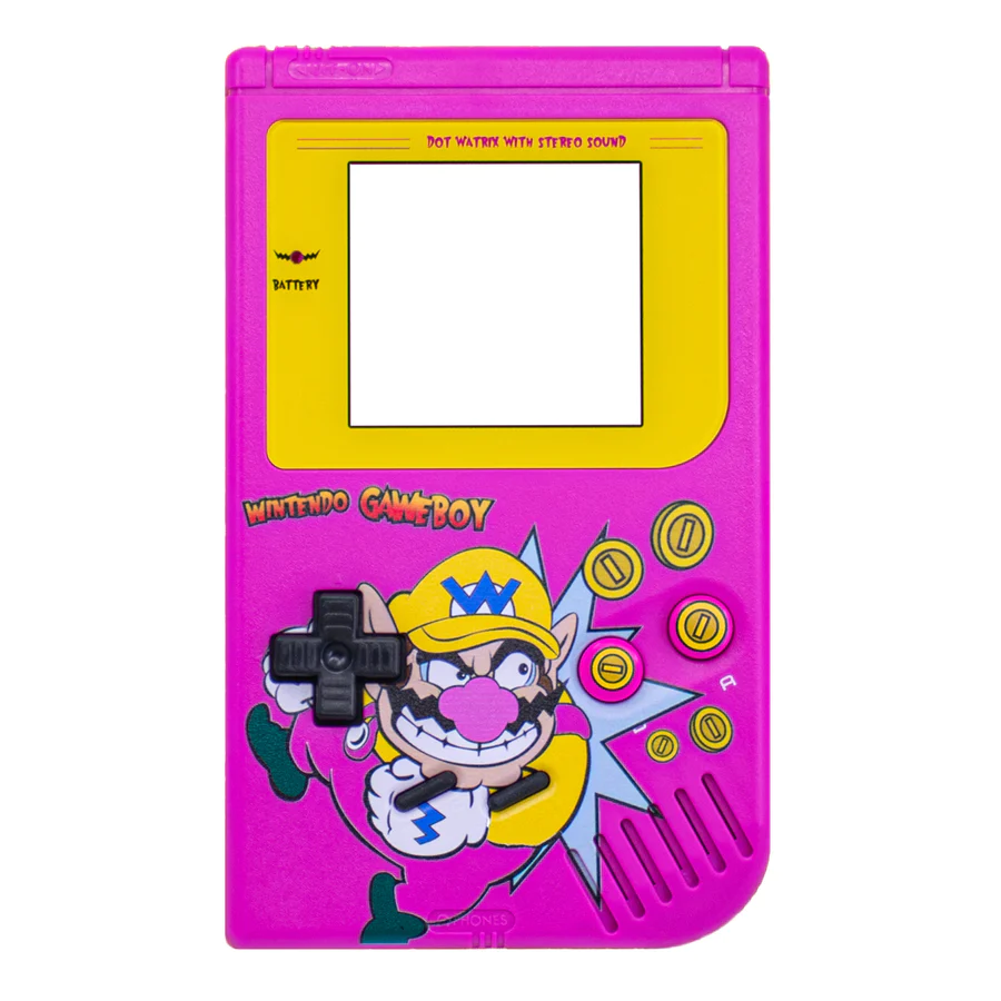 Kit de reemplazo de carcasa, botones y lente para Game Boy Color de Wario